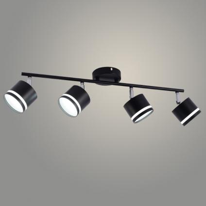 Люстра XI4505/4 BK+CR черный/хром 4х15W GX53 d670 h170, HN25